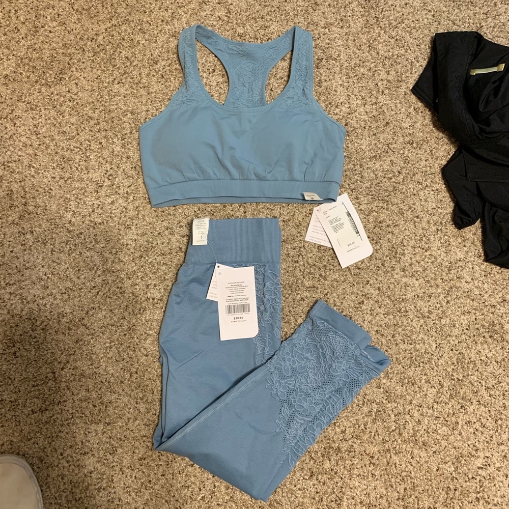 Brand new fabletics legging and bra set